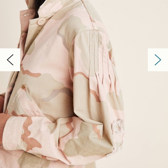 NWT Anthropologie Pink Camo Jacket - Picture 3 of 4